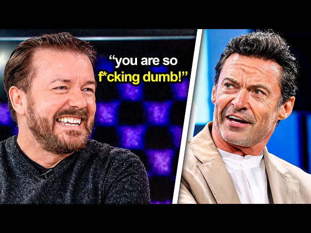 Ricky Gervais DEMOLISHING Hollywood For 10 Minutes Straight!