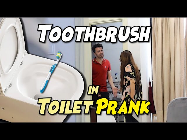 Toothbrush in Toilet prank (gets heated) | OZZY RAJA
