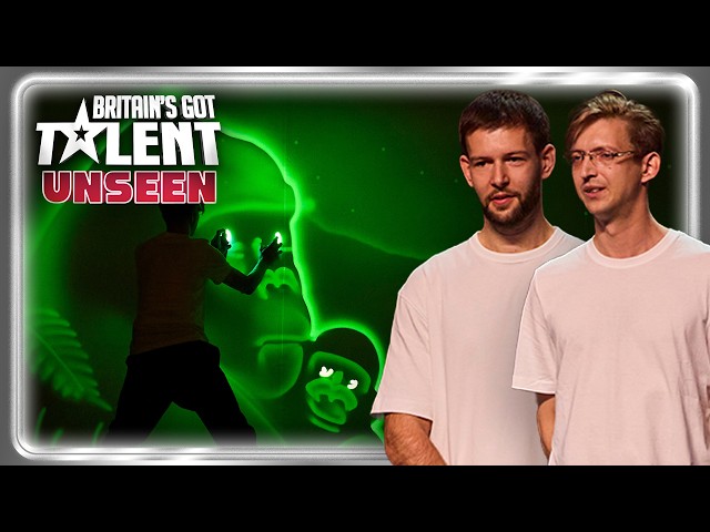 David & Lukas share important message for the planet with UV lights! | Auditions | BGT Unseen