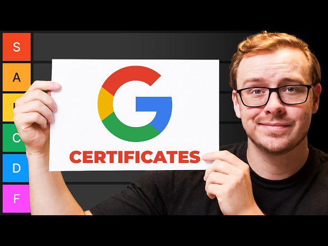 Google Certificate Tier List (2026 AI UPDATE)
