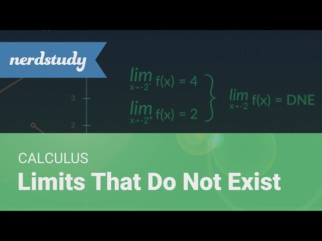 Limits that Do Not Exist | Calculus - Nerdstudy