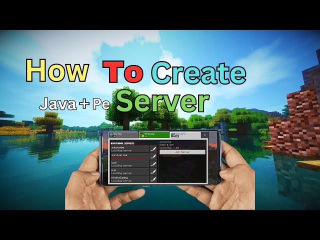 How To Create Server In Minecraft pe 1.20 In Hindi | How To Create Your Minecraft SMP In Mobile 2023