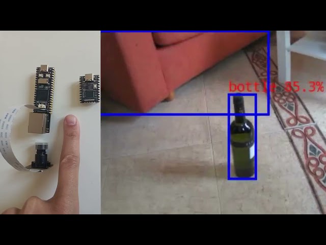 Luckfox Pro (Rockchip NPU) with Yolov5 running at 10FPS