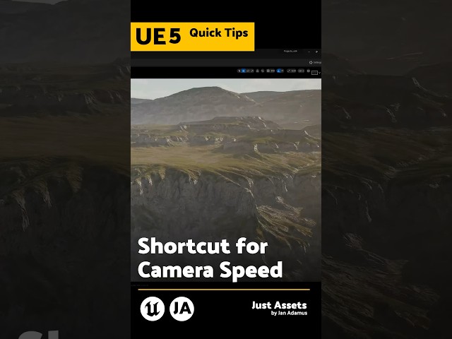 UE QuickTip - Shortcut for Camera Speed
