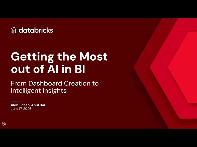 AI/BI with Genie Code and Genie 1: Dashboard Authoring to Conversational Analytics