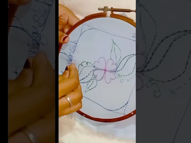 Running stich basic stitching please#YouTube # hand handmade