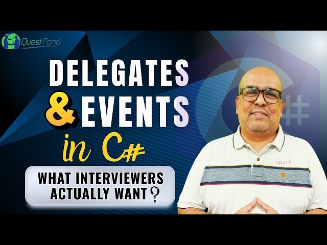 C# Delegates and Events | Theory vs Real interview answer