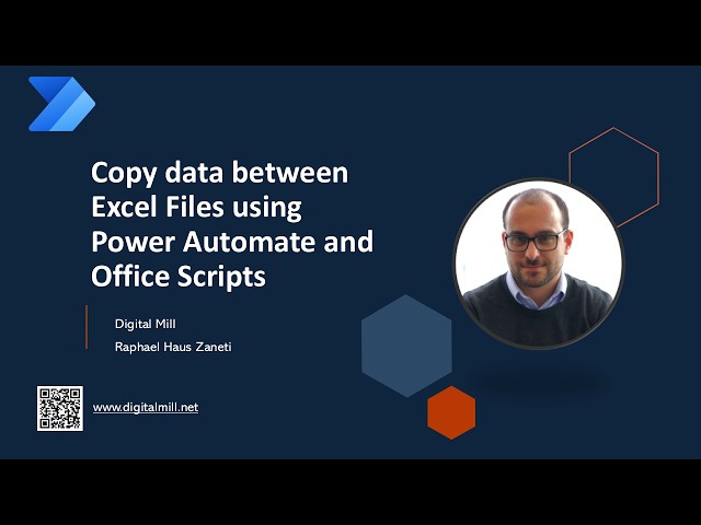 Copy data between Excel Files using Power Automate + Office Scripts