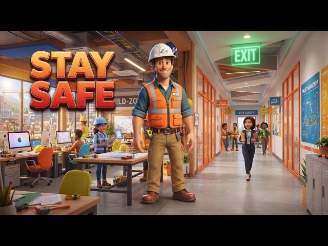 Fire Emergency! What to Do in 30 Seconds 🚨 | 3D Animation | Safety First