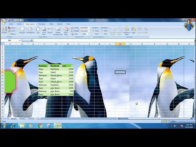 MS Excel 2007 page layout Bangla tutorial | sujoy computer
