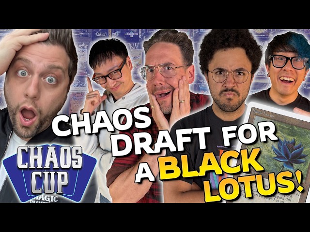 The Chaos Cup | Chaos draft with EVERY Magic pack ever | Jarvis | Ben Brode | Crim | VeggieWagon