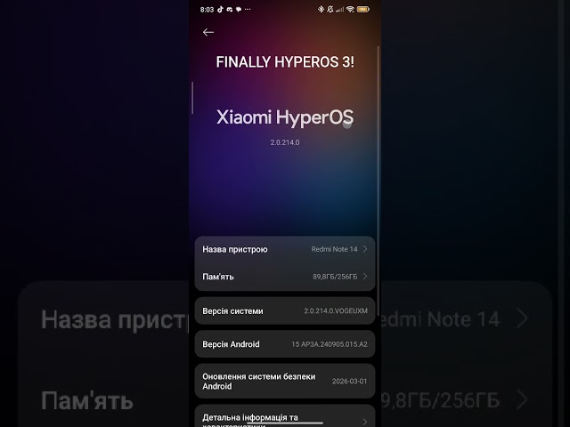 FINALLY HYPEROS 3!