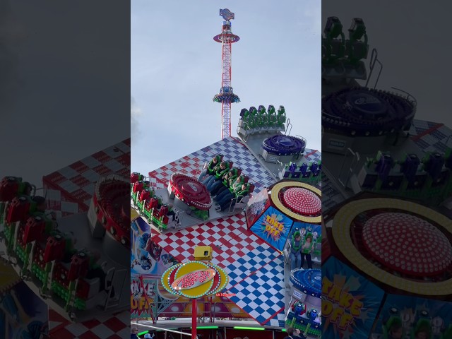 Mission Impossible Tower & Take Off at Meifoor Brugge 2026 🤩 #funfair #kermis #shorts
