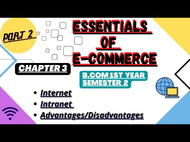 Internet/Intranet meaning/merits/demerits Essentials of e-commerce Chapter 3 B.com 1st year sem2 Tfh