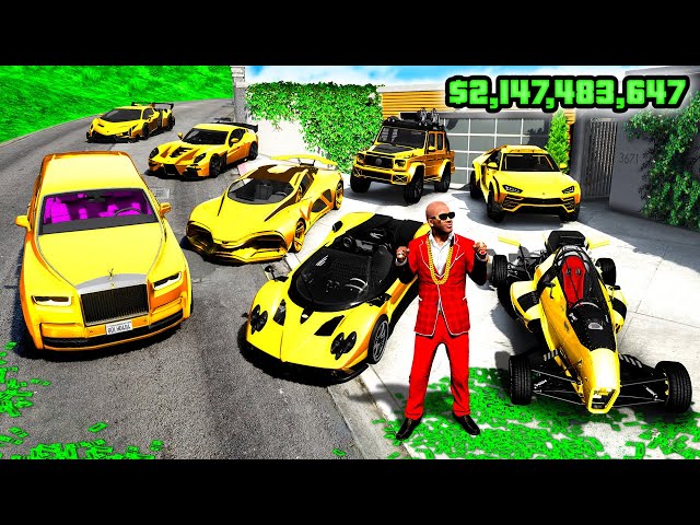 Collecting MAXILLIONAIRE CARS in GTA 5!