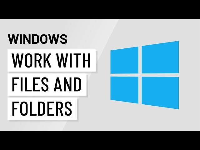 How to Organize Files and Folders in Windows for Beginners