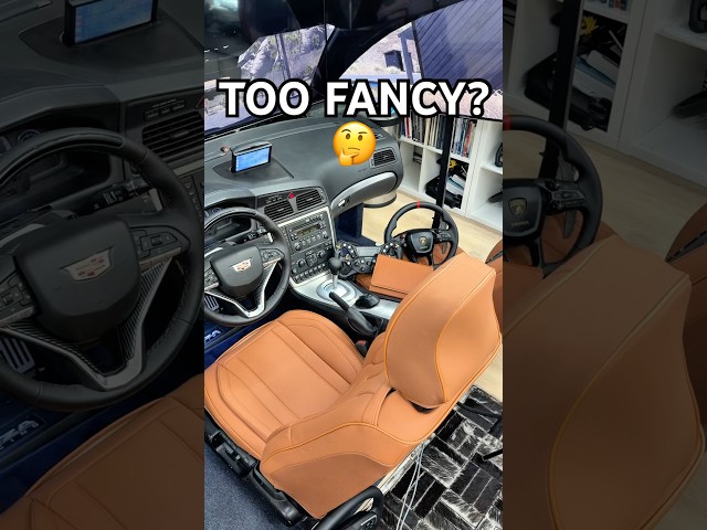 EVERY simulator needs this. Specially if you are 40+ 🤣 #automobile #simrig #seatcover