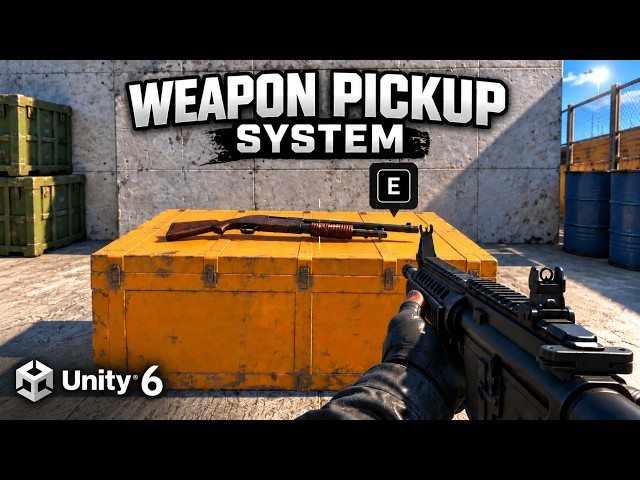 How to create Weapon Pickup System in Unity 6 | Fps controller series. #19