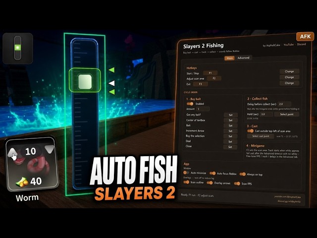 Slayers 2 Fishing macro tutorial | Slayers 2 (Roblox)