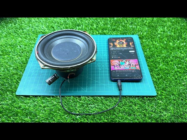 DIY high Power aux cable speaker
