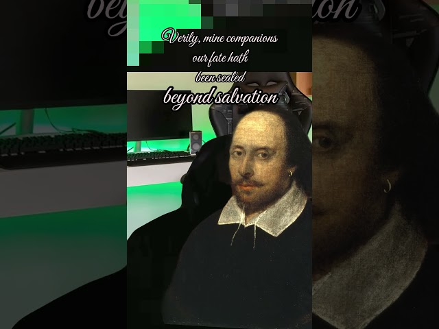 The Shakespearean version of 'we are cooked' #memes #funny #shorts