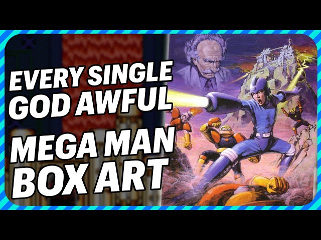 The History of Mega Man Box Art (Excluding 9 & 10 because, eh whatever...)