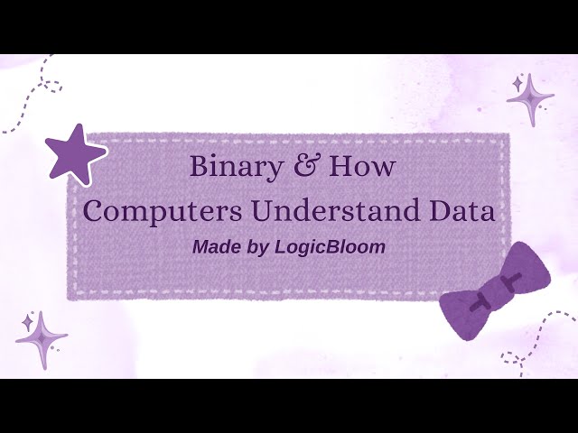 Binary Basics Explained! | How Computers Understand Data (Bits, Bytes, Text, Images, Sound) 📖