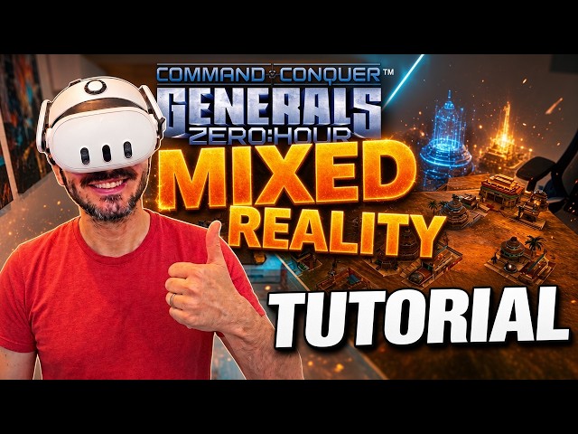 Play Command and Conquer Generals on Meta Quest in Standalone Mixed Reality (SideQuest)