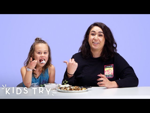 Kids Try Their Nanny's Favorite Childhood Food | Kids Try | HiHo Kids