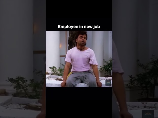 Employee in New job #job #shorts #viralvideo