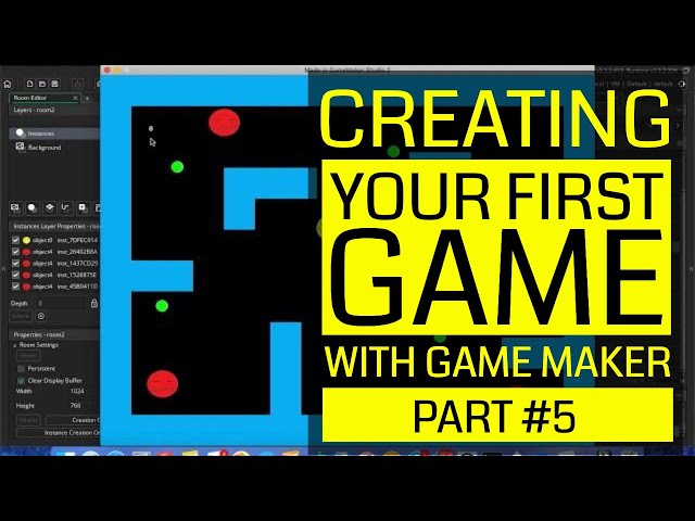 Creating Your First Game - with GameMaker - Moving to the Next Level - Part #5