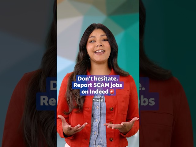 A Quick Guide to Report Scam Jobs on Indeed 📓 | #IndeedTips #JobSearch