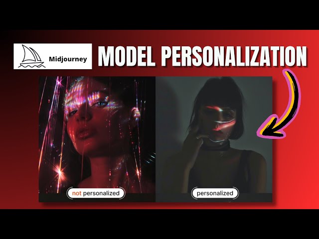 How To Use Model Personalization In Midjourney - NEW Custom AI Art