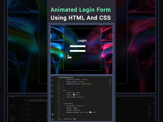 HTML Form in 30 Seconds 🔥 | Web Development Basics #Shorts #coding #frontendchallenge #codelife