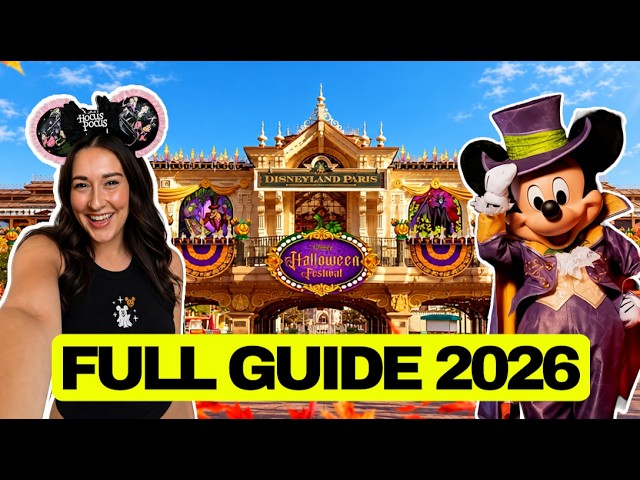 Disneyland Paris Halloween 2026 FULL GUIDE: Snacks, Parades, Characters & Rides 🏰