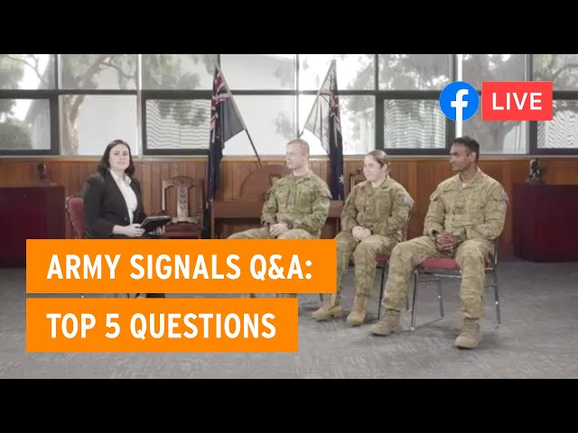 Army Signals Q&A: Top 5 Questions