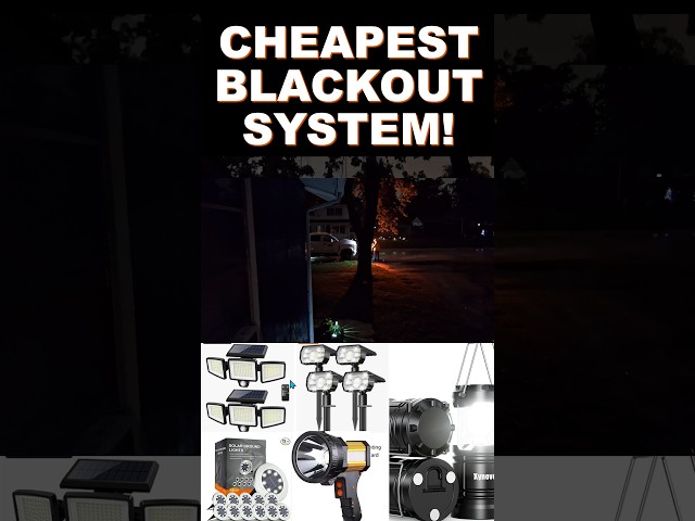 The Cheapest Power Outage Strategy for $150. #poweroutage #blackout #nopower #survivalstrategies
