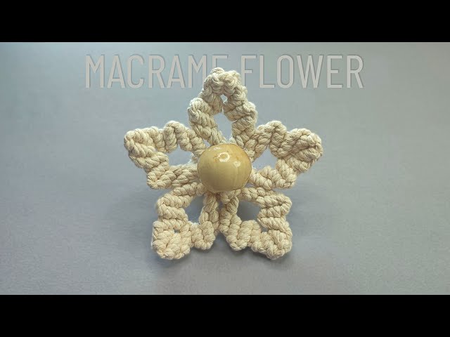 How to Make Macrame Flowers | Macrame Tutorials