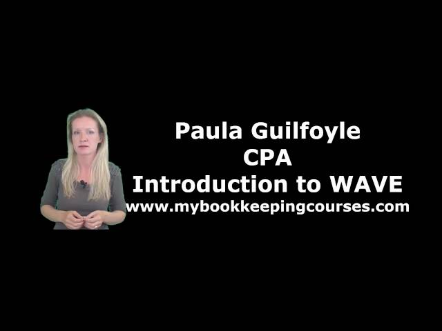 Computerized Accounting - Introduction to Wave