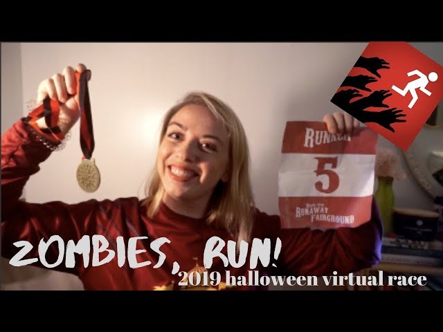 Running a Virtual 5k / 10k race: Zombies, Run! Halloween 2019 Runaway Fairground