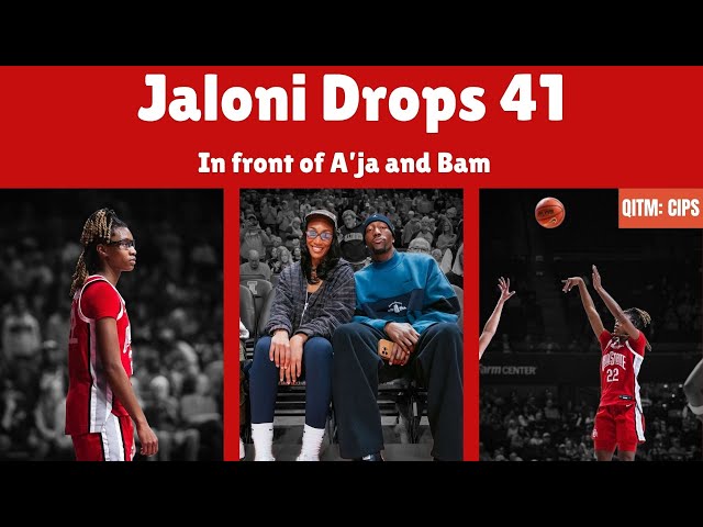 Jaloni Cambridge Drops 41 in Front of A’ja Wilson and Bam | Ohio State Beats Illinois 78–69