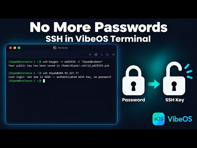 How to SSH Into Any Server From Your Browser | VibeOS Terminal