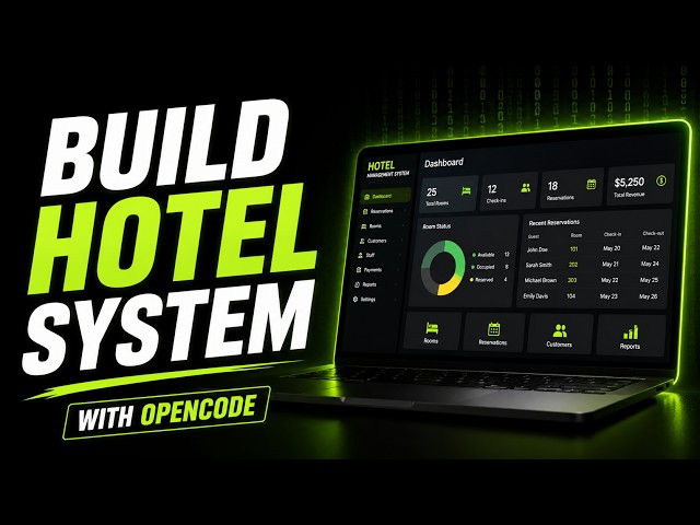 Build a Hotel Management System with OpenCode on Windows
