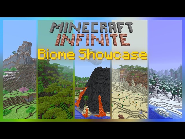 Minecraft Infinite Overworld Biome Showcase (formerly Infdev+)