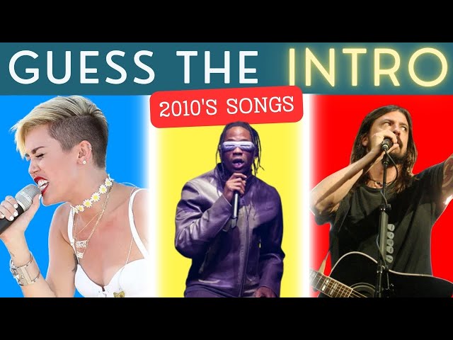 Guess the INTRO - Name 2010's Songs by the ICONIC INTRO 🎸 | 2010-2019's Music Quiz: