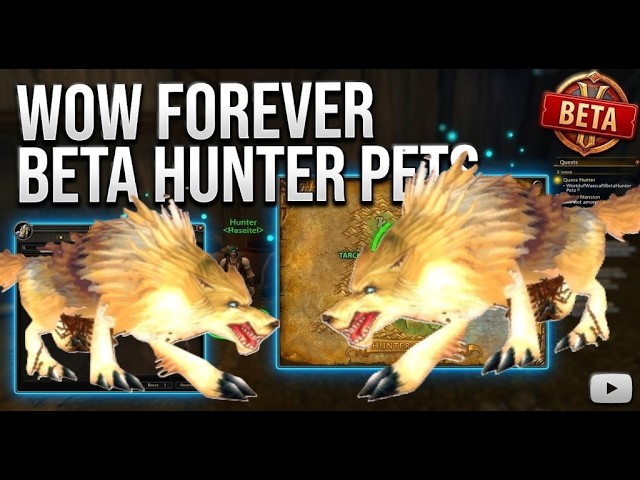 WoW Forever Beta Hunter Pets Updates!