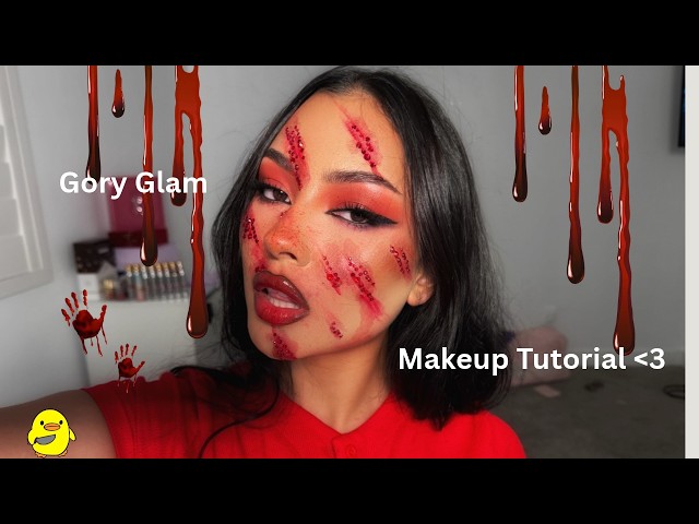 FULL GLAM GORY SFX MAKEUP TUTORIAL 🩸 | 30 Days of Halloween DAY 1