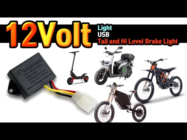 Over 60V High voltage EV and E-BIKE, Electric mobility requires 12v.