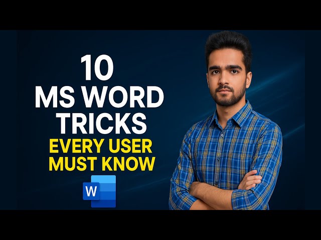 10 MS Word Daily Use Tricks in Under 3 Minutes 🔥 | Time-Saving Hacks 2025