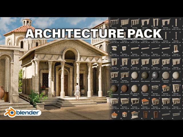 Blender Modular Architecture Pack - Create Environments